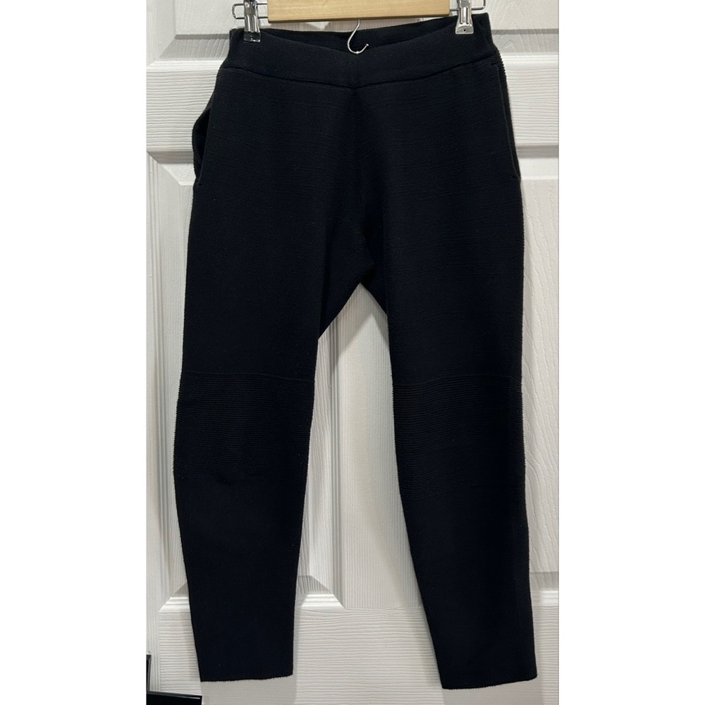 Snow Peak Men’s Knit Joggers Size XS Navy Blue Cotton Textured Ribbed Camp Japan